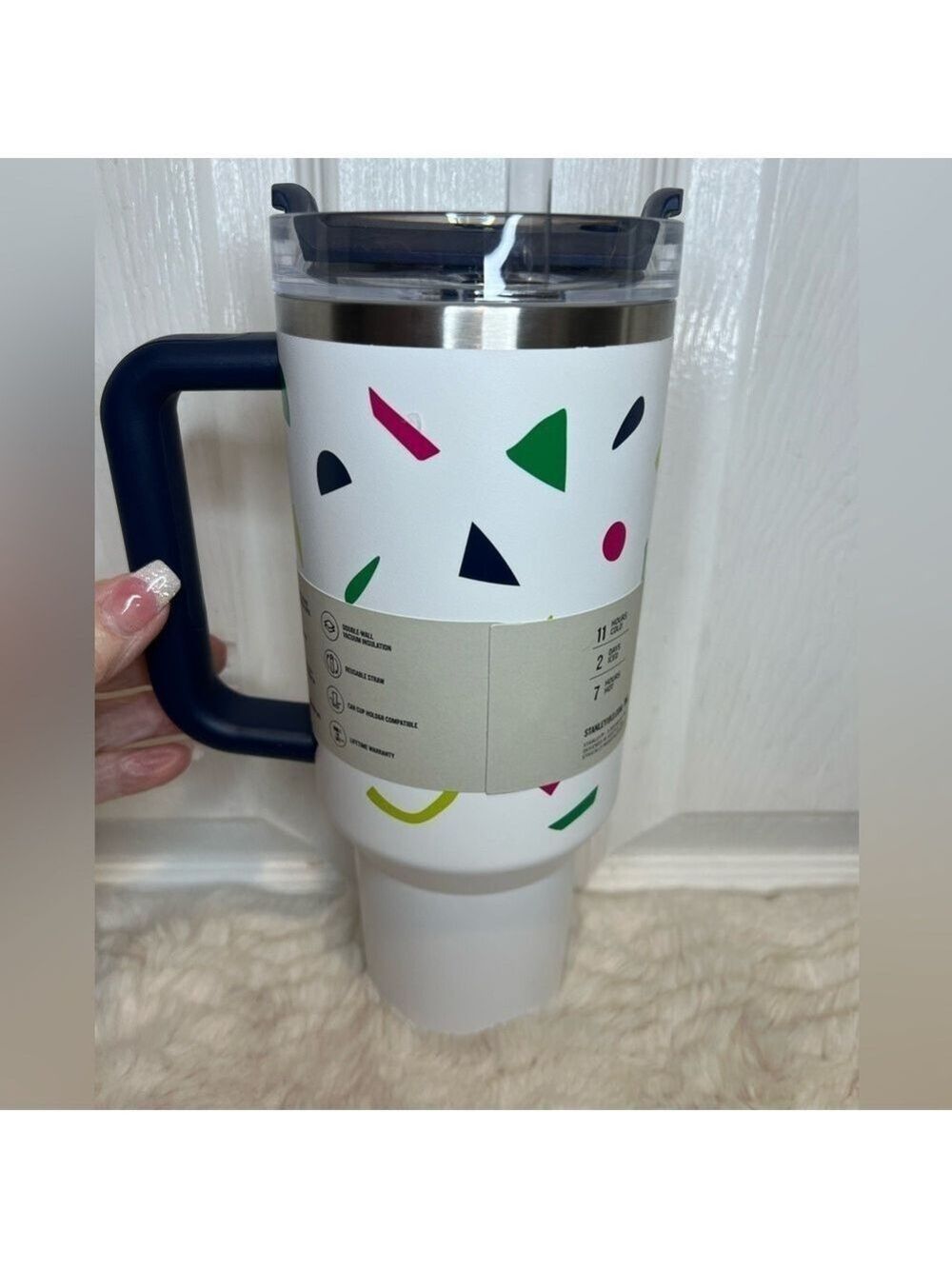 STANLEY 40oz TUMBLER QUENCHER H2.O FLOWSTATE STANLESS STEEL TRAVELER - Picture 3 of 8